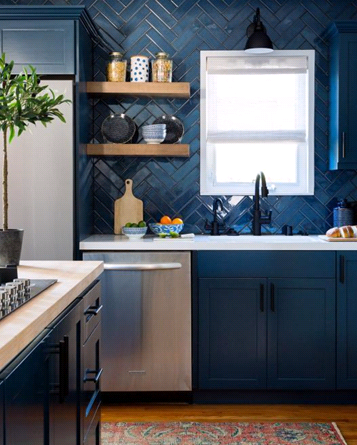 #Trendworthy – Blue Kitchens